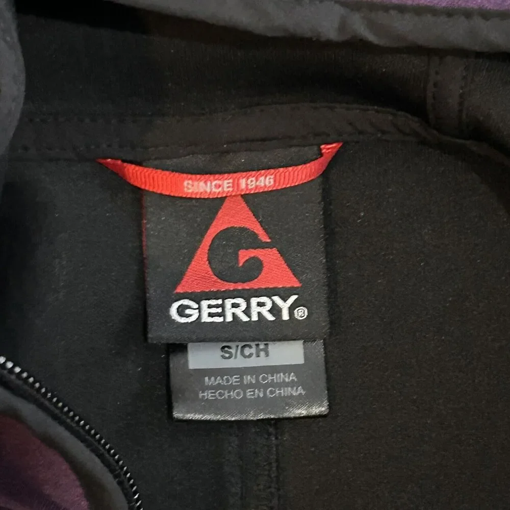 Gerry Women's Size Small Hooded Sleeveless Vest Purple Outerwear Athletic Zip - Picture 3 of 15